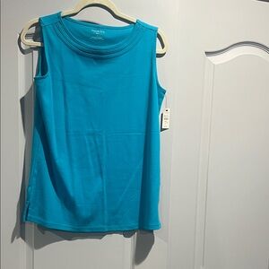 Talbots Vibrant Turquoise Tank Top